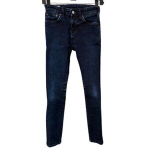 Edwin mid rise skinny fit jeans dark wash women's size 26